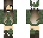 green christmas girl