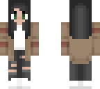 black hair - cardigan