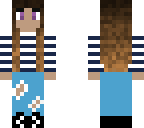 blue girl