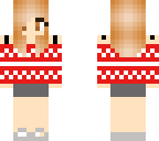 christmas skin 2 santa sweater girl