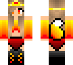 cute fire girl