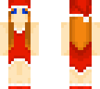 girl in christmas costume