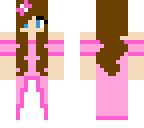 girl in pink dress