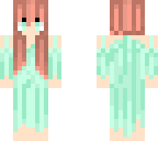 girl with aqua sleep-dress