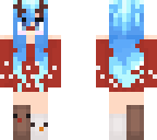 christmas girl but now with a different sweater