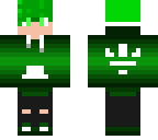 green hair version of a skin