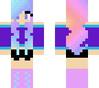 purple to pink girl