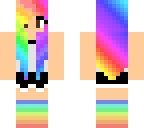 rainbow girl