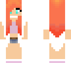 timblr skin using my strawberry hair template