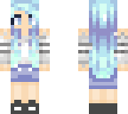 blue girl