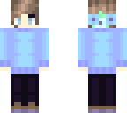 blue sweater