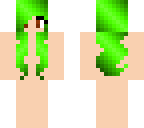 girl with lime green hair base
