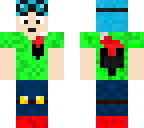 the christmas dab police dantdm skin