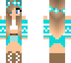 blue girl
