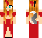 dress girl werewolf brown hairs sister