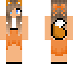 fox girl dress hair edit