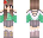 green fluffy sweater paige
