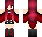 pink haired vampire girl