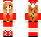 red head santa skin