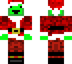 santa slime feliz
