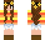 tan fall girl