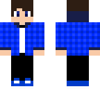 blue plaid boy