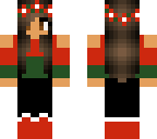 brunette christmas skin