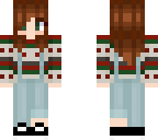 cute christmas overall girl