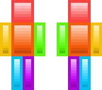 neon rainbow box