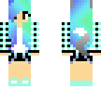 neon wolf girl