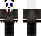 panda in a suit
