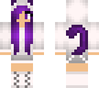 purple cat or kitty girl in a hoodie