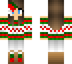 ugly christmas sweater girl