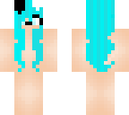 blue hair stripes temp