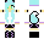 blue wolf girl