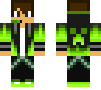 cool green fire boy edit