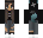cute werewolf girl skin for wolf vs human rp