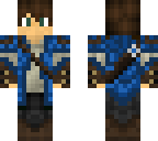guy with blue jacket  