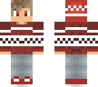 red christmas skin