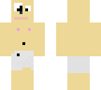 weird baby in diaper