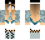 beach girl and winter girl