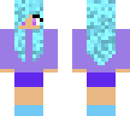 blue hair girl