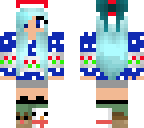 blue xmas sweater