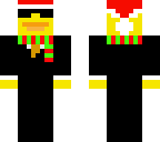 christmas duck in a suit