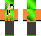 cute green girl