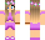 purple flower girl