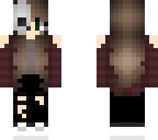 skull face girl