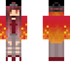 fire girl - tomboy - personal skin