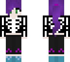 goth in gym clothes