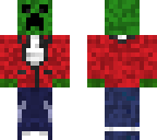 christmas creeper in a tux